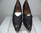 Victorian 1870 39 s Beaded Leather Shoes