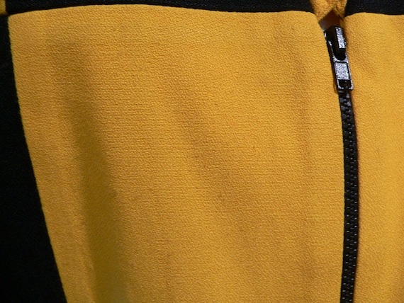 1980's 2 PC Colorblock Romper Colorblock Coulotte… - image 9