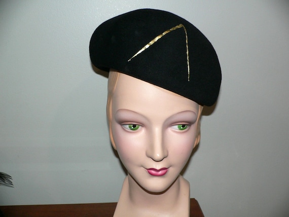 Vintage 1960's - 70s Frank Olive for Neiman Marcus Balck
