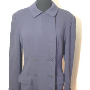 Vintage 1980&#39;s Wool Gabardine Coat by Margon Made in Italy