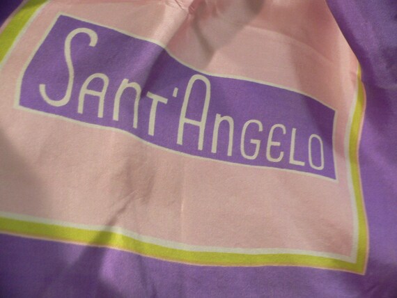 Vintage 80s Sant'Angelo Long Silk Scarf - image 4