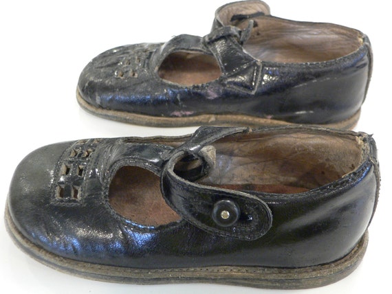 Antique Edwardian Child Mary Jane Shoes - image 3