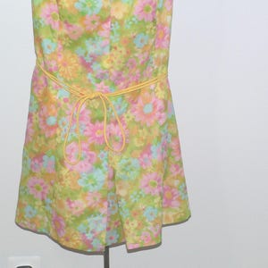 Vintage 1960's Gabar Floral Bathing Suit , Romper , Size 44, New Old Stock image 5