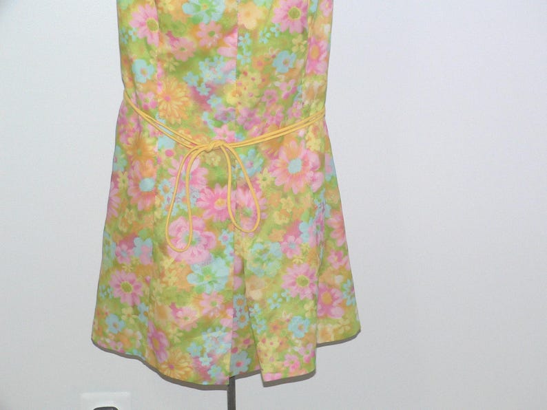 Vintage 1960's Gabar Floral Bathing Suit , Romper , Size 44, New Old Stock image 5
