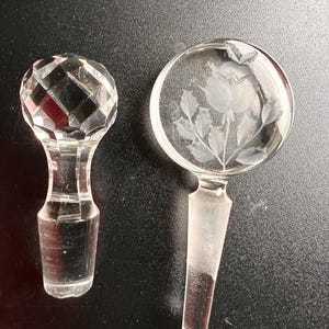 Vintage Glass Bottle/ Decanter Stoppers, Price is for 1