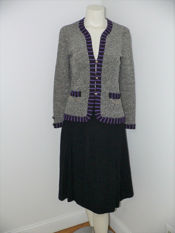 Vintage !980's Aldofo Knit Suit