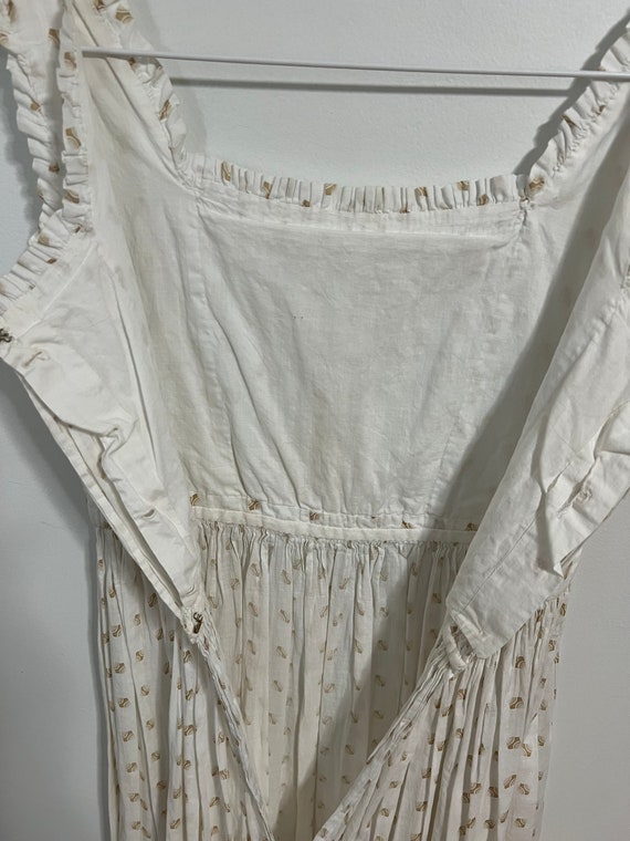 Antique Civil War 1860's? Young Girl's Cotton Pri… - image 7