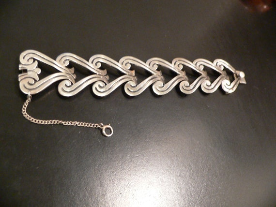 Vintage Mexican Sterling Bracelet by Maricela, .925,tasco - Etsy
