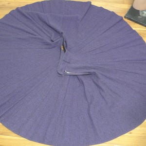 1950&#39;s Purple Wool Skirt by Town Sportswear, Full Circle Skirt