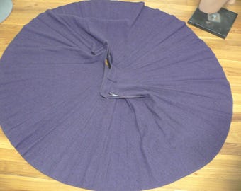 1950's Purple Wool Skirt by Town Sportswear, Full Circle Skirt