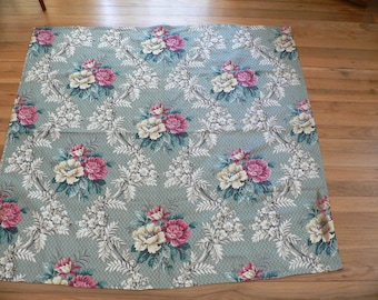 Vintage 50s Floral Fabric 45 X 43 Inches, Puritan Fabric , Ainsley