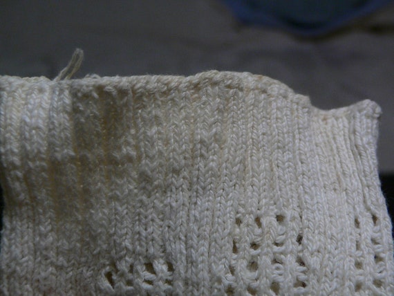 Antique Child's Hand Knit Socks. - image 8