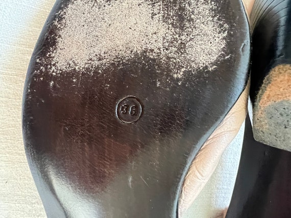 Vintage  1970s Maud Frizon Summer Leather Shoes w… - image 8