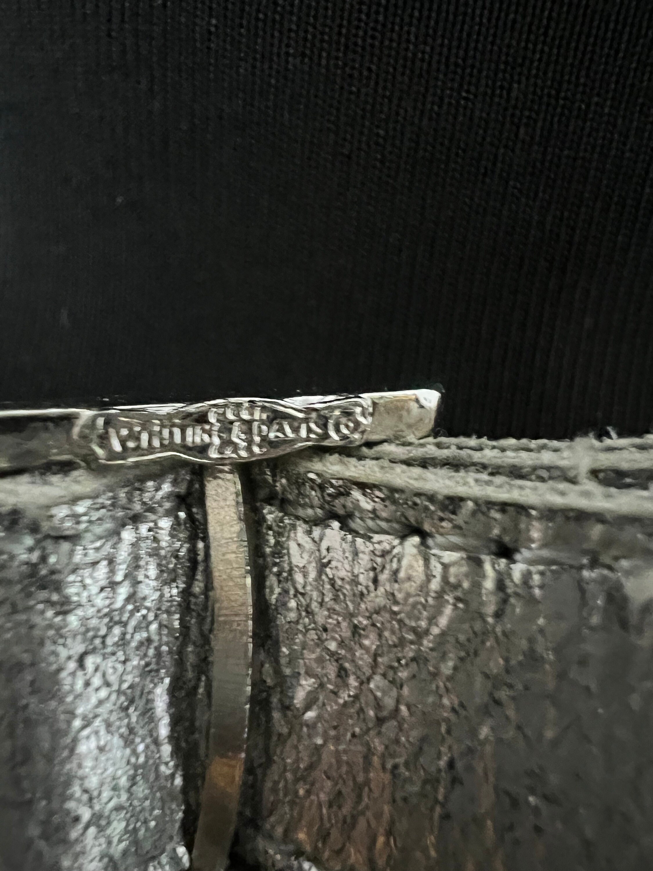 Vintage Silver Whiting Davis Leather and Mesh Belt - Etsy Finland