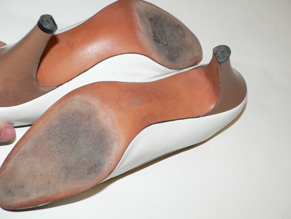 Vintage 1950's 60's Delman Spectator Shoes, Size … - image 6