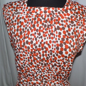 1950&#39;s Cotton Polka Dot Summer Dress