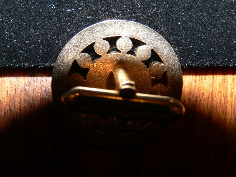 Vintage Swank Gold Tone Cuff Links