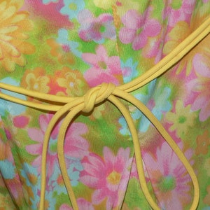 Vintage 1960's Gabar Floral Bathing Suit , Romper , Size 44, New Old Stock image 6