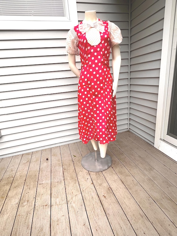red polka dot party dress Tova Red Polka Dot Dress | Dresses