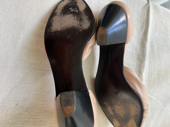Vintage  1970s Maud Frizon Summer Leather Shoes w… - image 7
