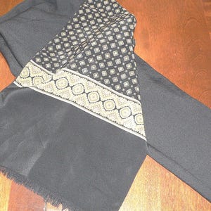 Vintage Geoffrey Beene Silk and Wool Scarf