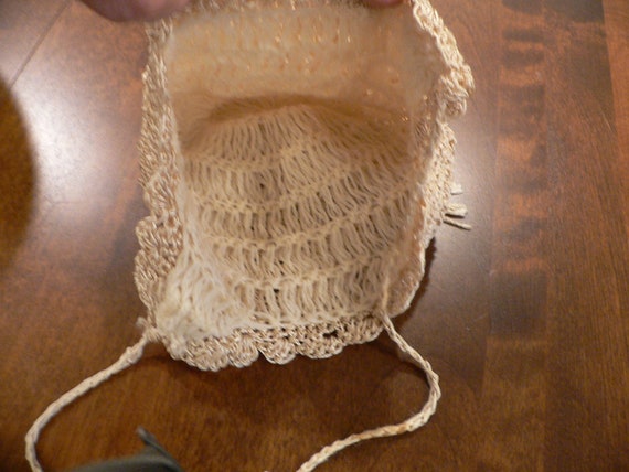 Vintage 1930's 1940's Baby or Doll  Crochet  Hat - image 8