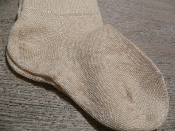 1950 Pit a Pat Child Socks Size 4, Vintage Doll S… - image 5