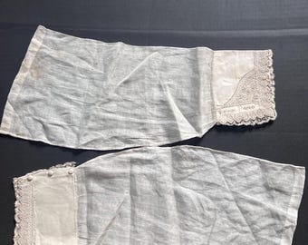 Antique 1860’s Embroidered Dress Slevees