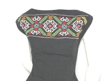 1950's Dress ,Cross Stitch 2 PC Top & Skirt, Ethnic Style Outfit