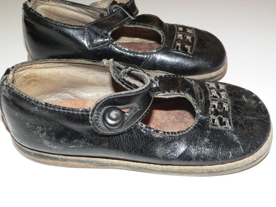 Antique Edwardian Child Mary Jane Shoes - image 2