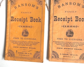 Księga kwitów rodziny Ransoma TYLKO 1885