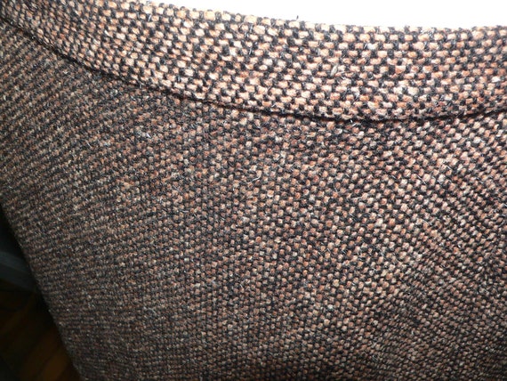 1950's Brown Tweed Straight Skirt by Sportempos, … - image 6