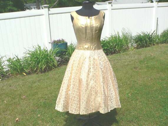 slim fit dress slacks Metallic Lace Dress main image 1