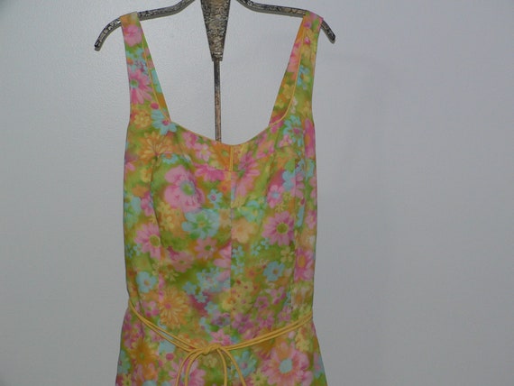 Vintage 1960's Gabar Floral Bathing Suit Size 44,… - image 3