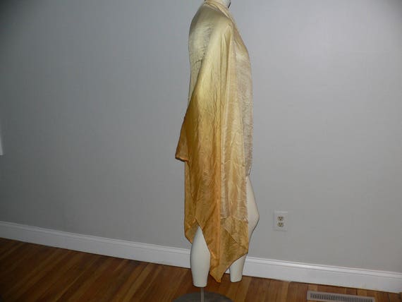 1920's Long Silk Ombre Scarf  Silk Ombre Shawl - image 5