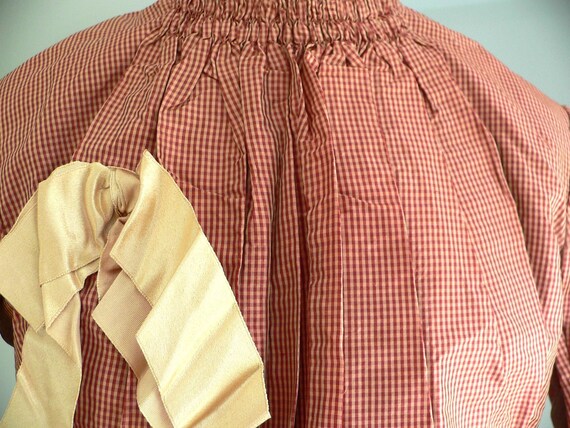 Antique 1880s Child Silk Bustle Dress - image 3
