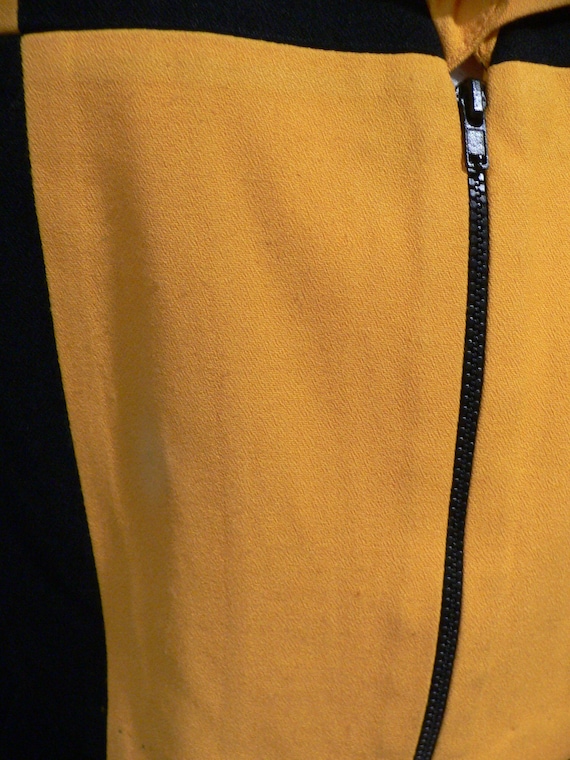 1980's 2 PC Colorblock Romper Colorblock Coulotte… - image 8