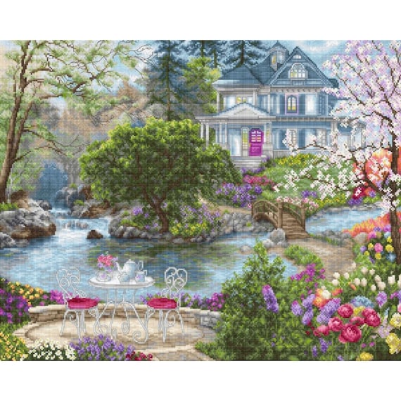 Waterside Cross Stitch Kit Waterside Cross Stitch Kit