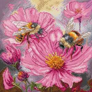 Telpatroon Honey Blooms DIY Onbedrukt canvas