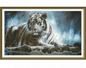 Stitchhaven 14CT Cute Animal Counted Cross Stitch Kit For Beginners, Unprinte