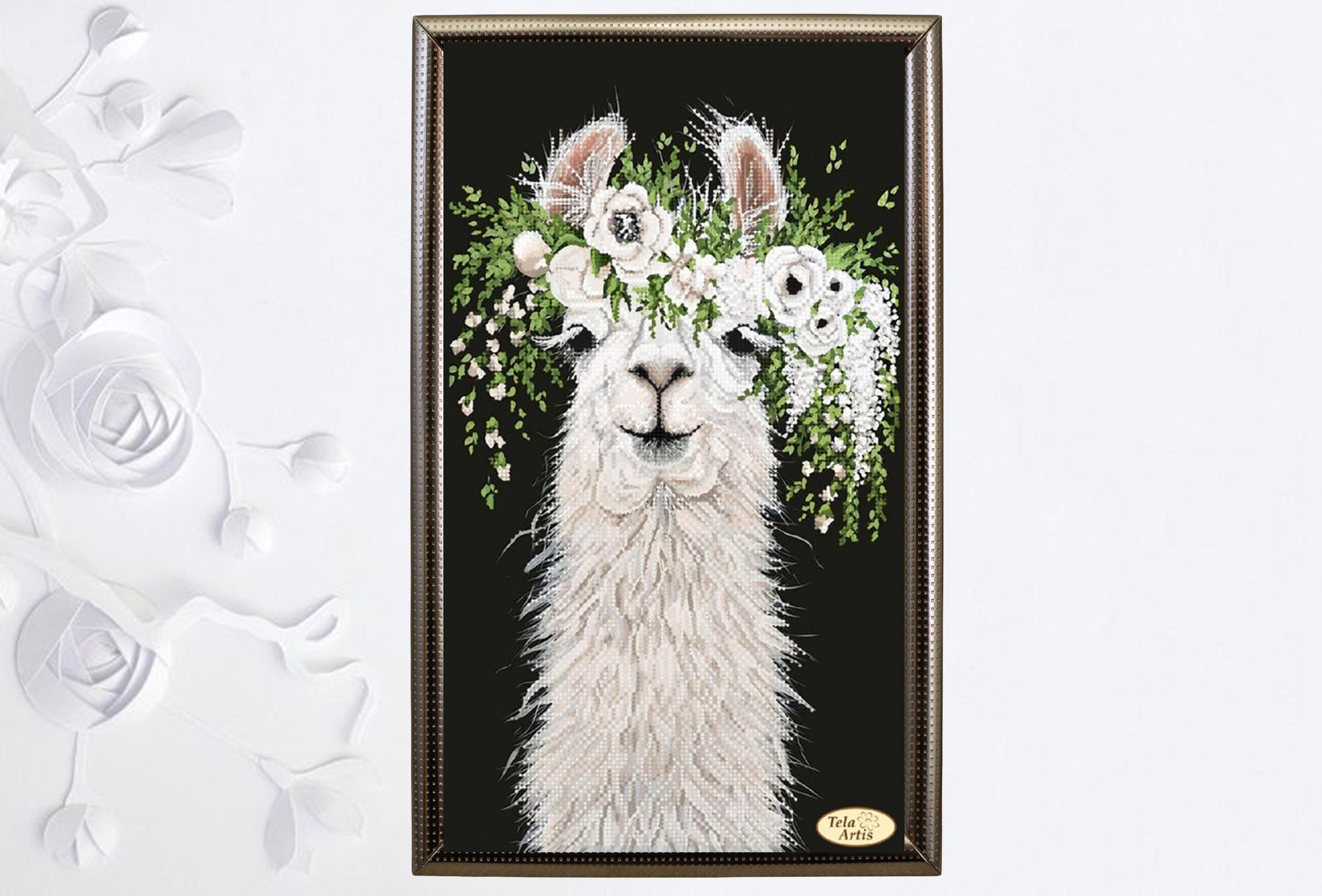 Mondo Llama/paint Your Own Wood Door Hangers/ Craft Kit 