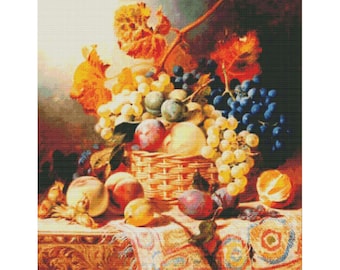 Counted Cross Stitch Kit Still life DIY Unprinted canvas