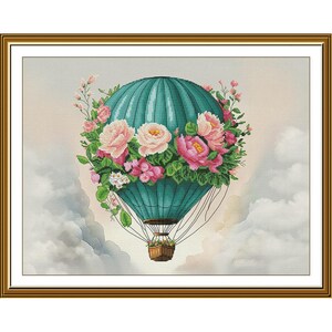 Telpatroon Lentebloemen DIY Onbedrukt canvas