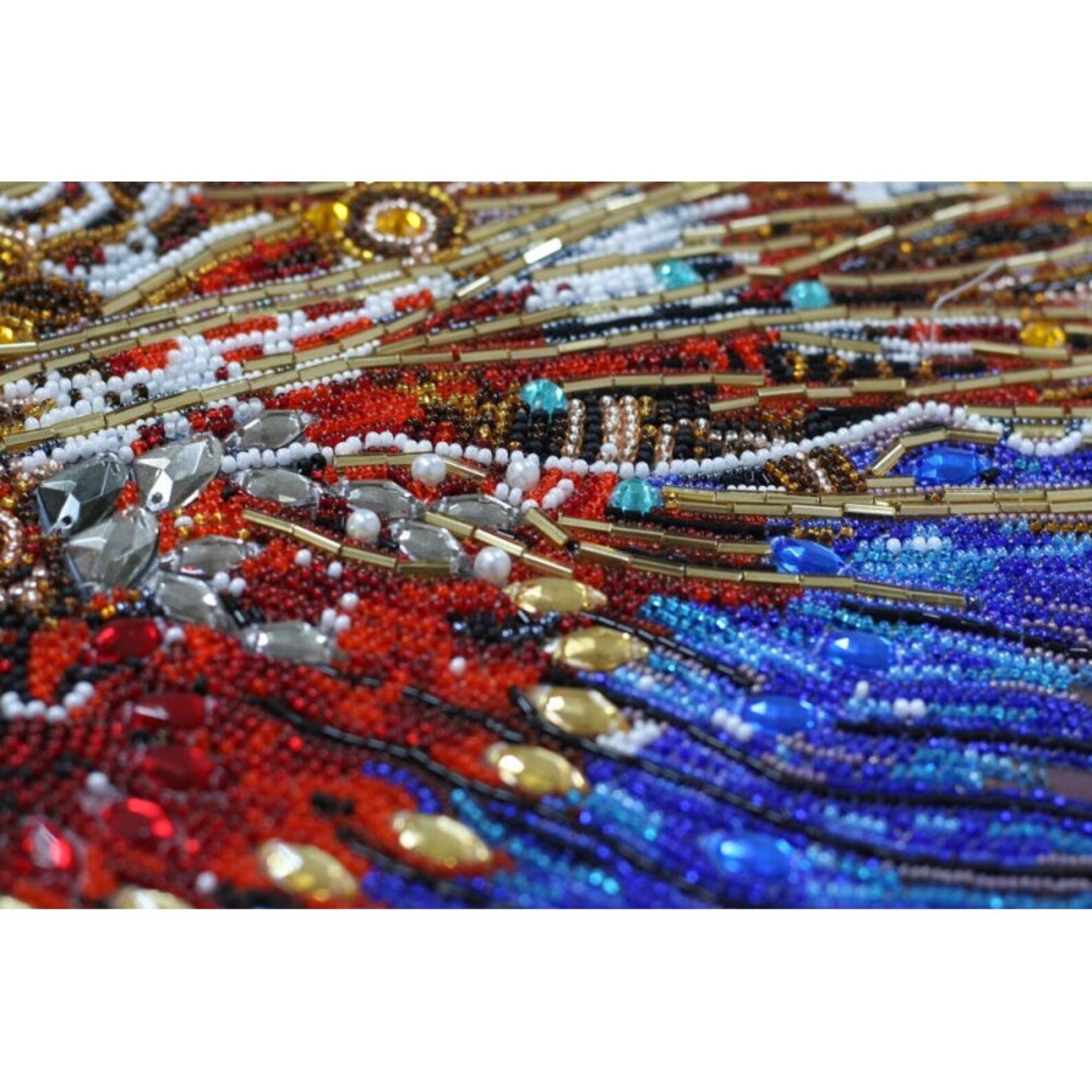 Bead Embroidery Kit Girl DIY Beadwork kit Beading kit Hand Etsy