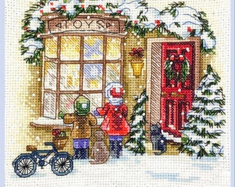 Counted Cross Stitch Kit Christmas presents DIY Unprinted canvas