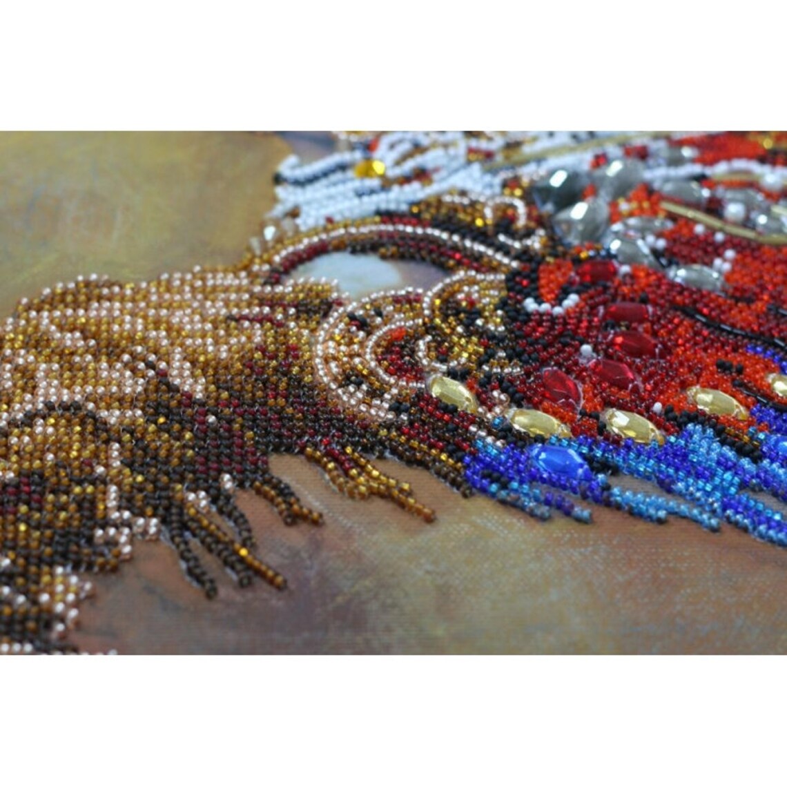 Bead Embroidery Kit Girl DIY Beadwork kit Beading kit Hand Etsy