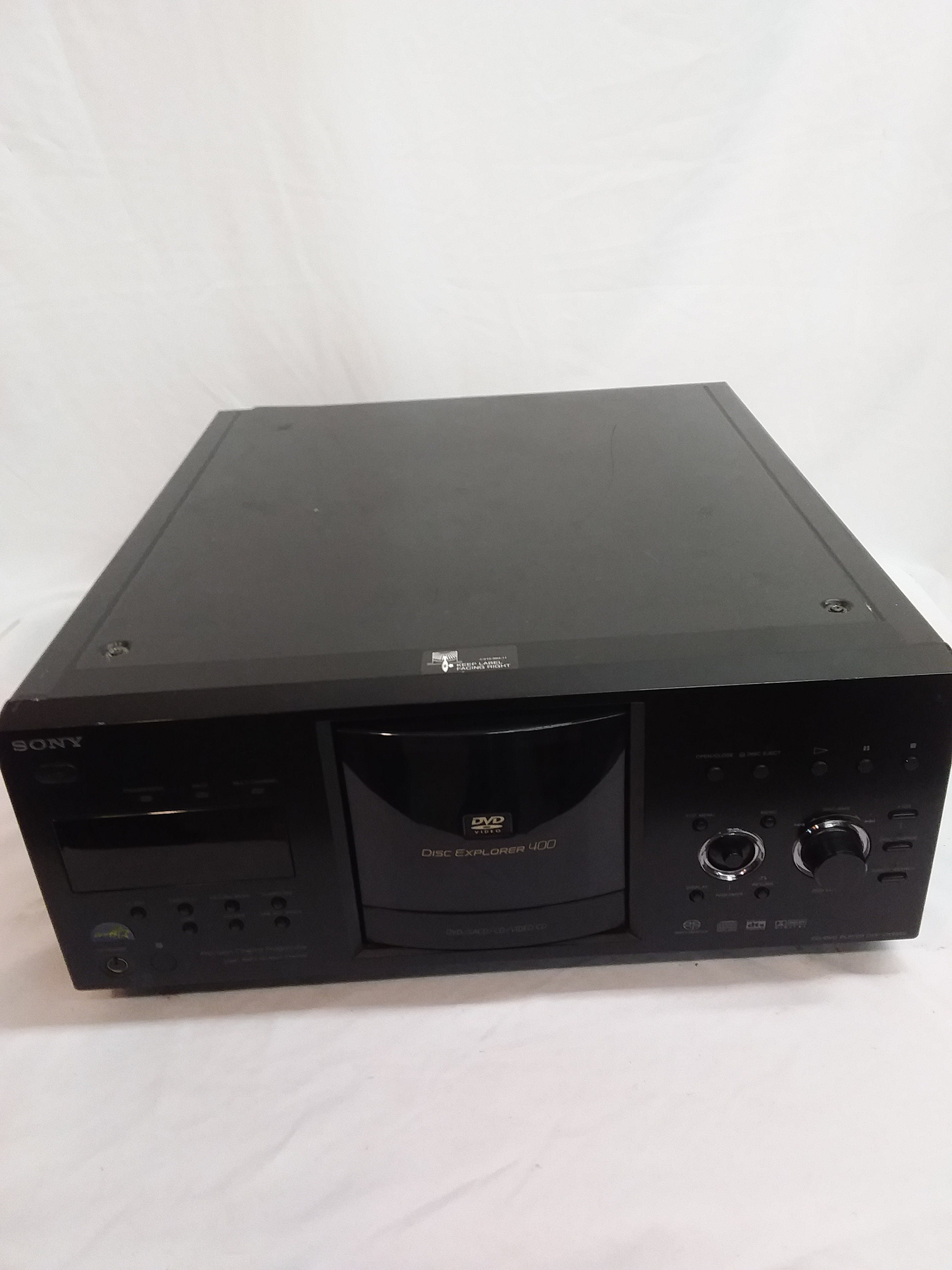 Vintage Sony 400 disc Cd/DVD player no remote. Etsy