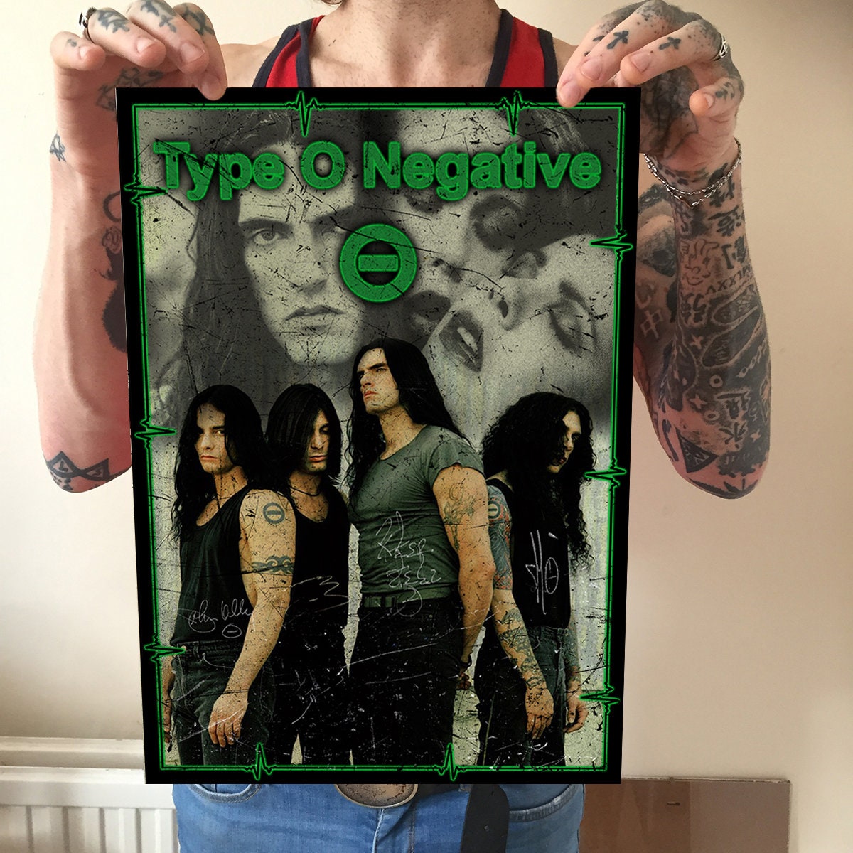 Type O Negative Art Print Poster Etsy