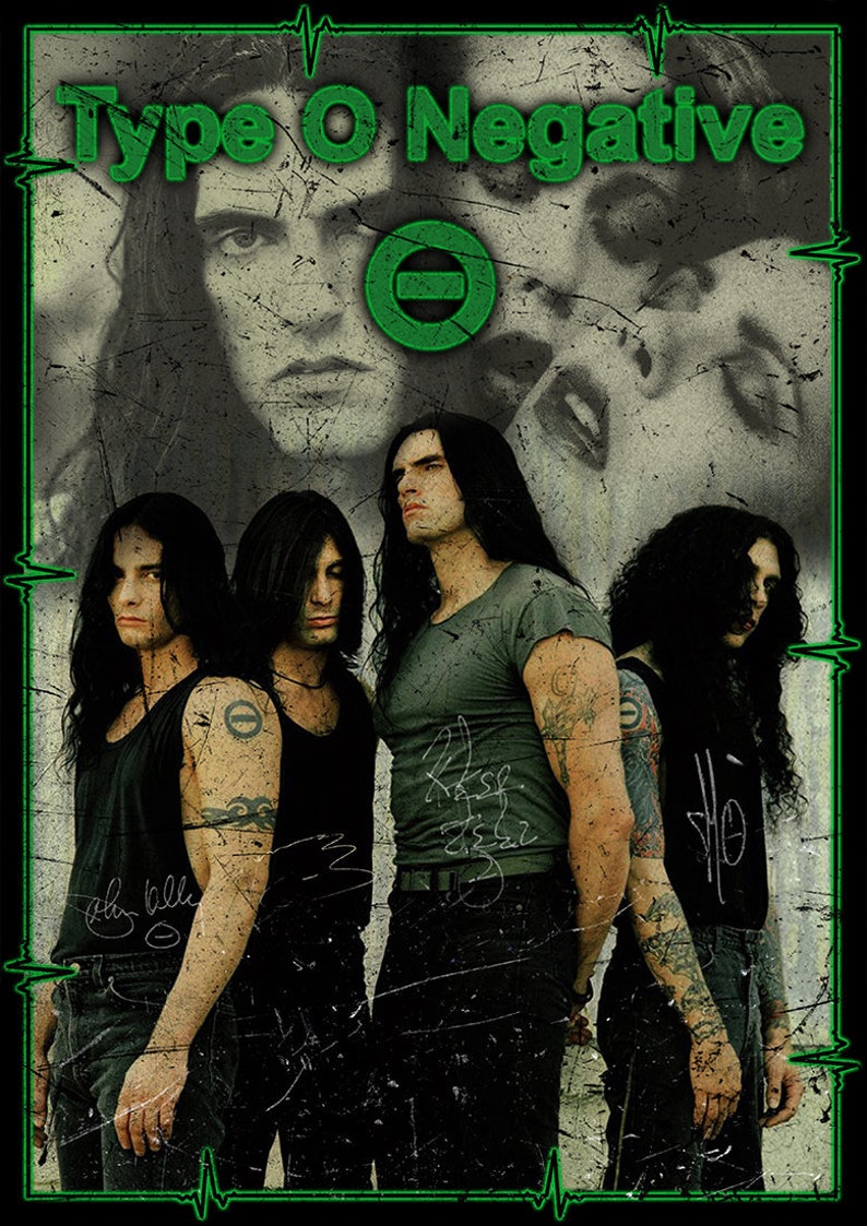 type o negative poster