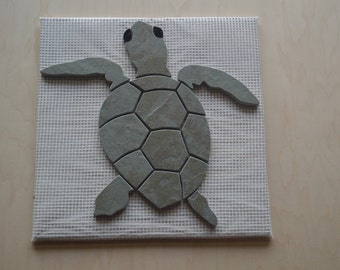 Hawaiian Baby #2 Sea Turtle Tile Mosaic